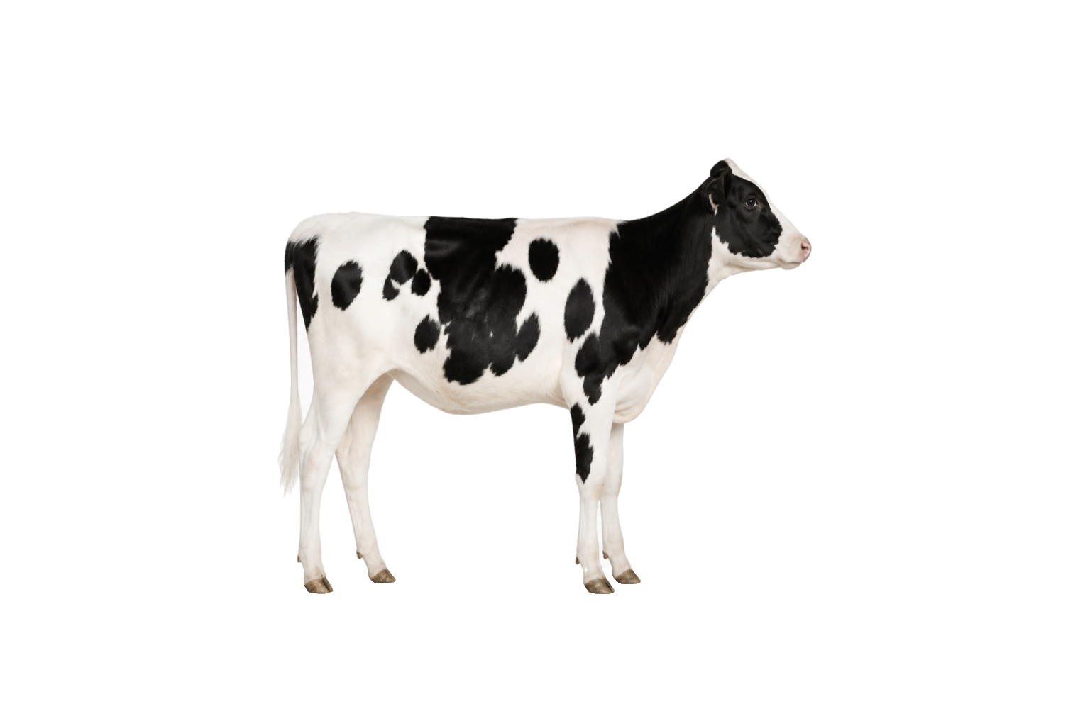 Jersey x Holstein hoogdrachtige biologische kruisling pinken